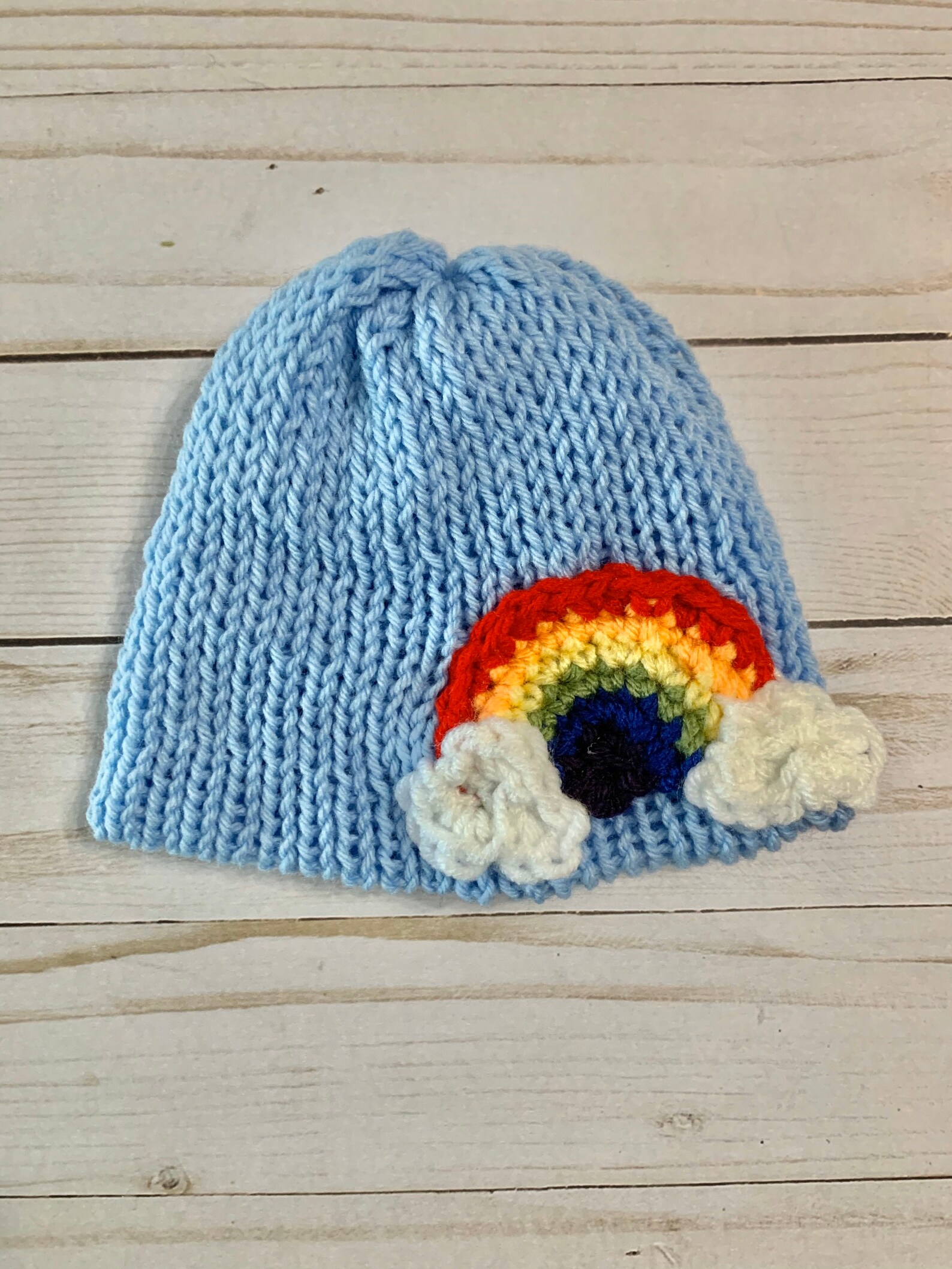Newborn Rainbow Hat Rainbow Baby Hat Rainbow Gifts Newborn Etsy