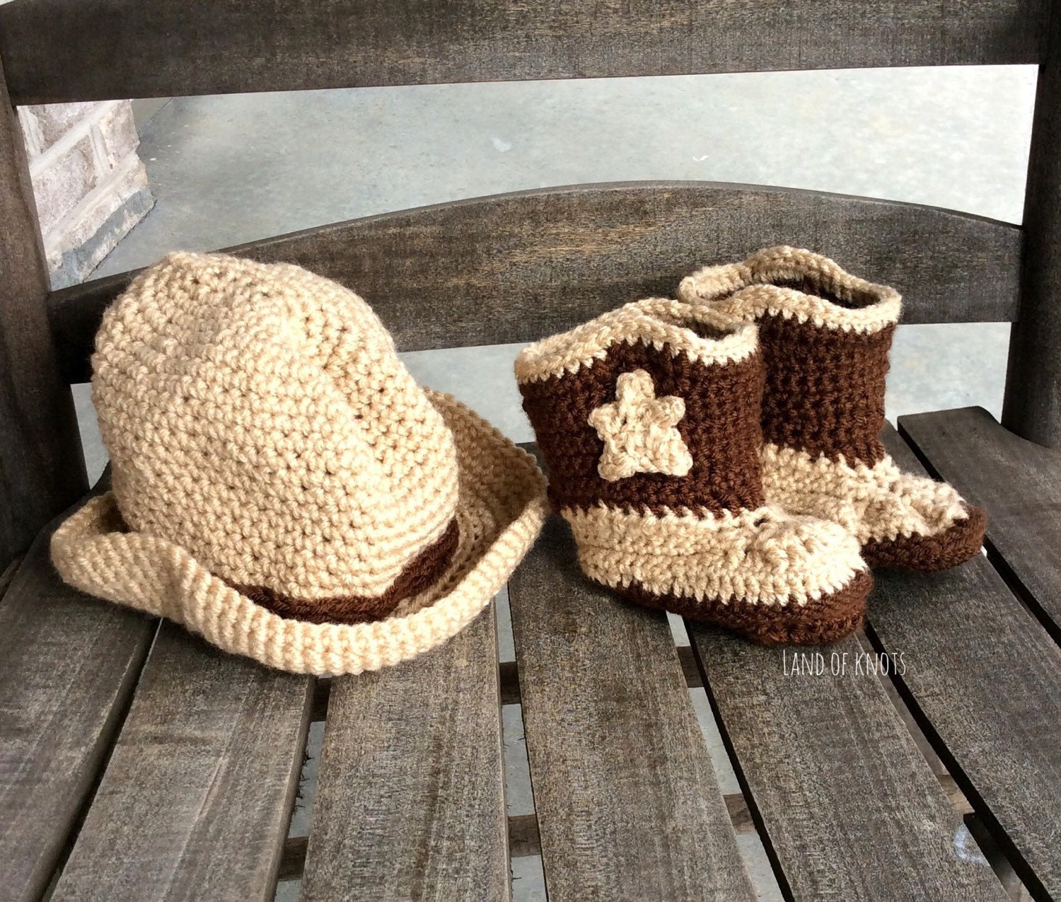 Crochet baby cowboy boots and cowboy hat baby boots baby Etsy