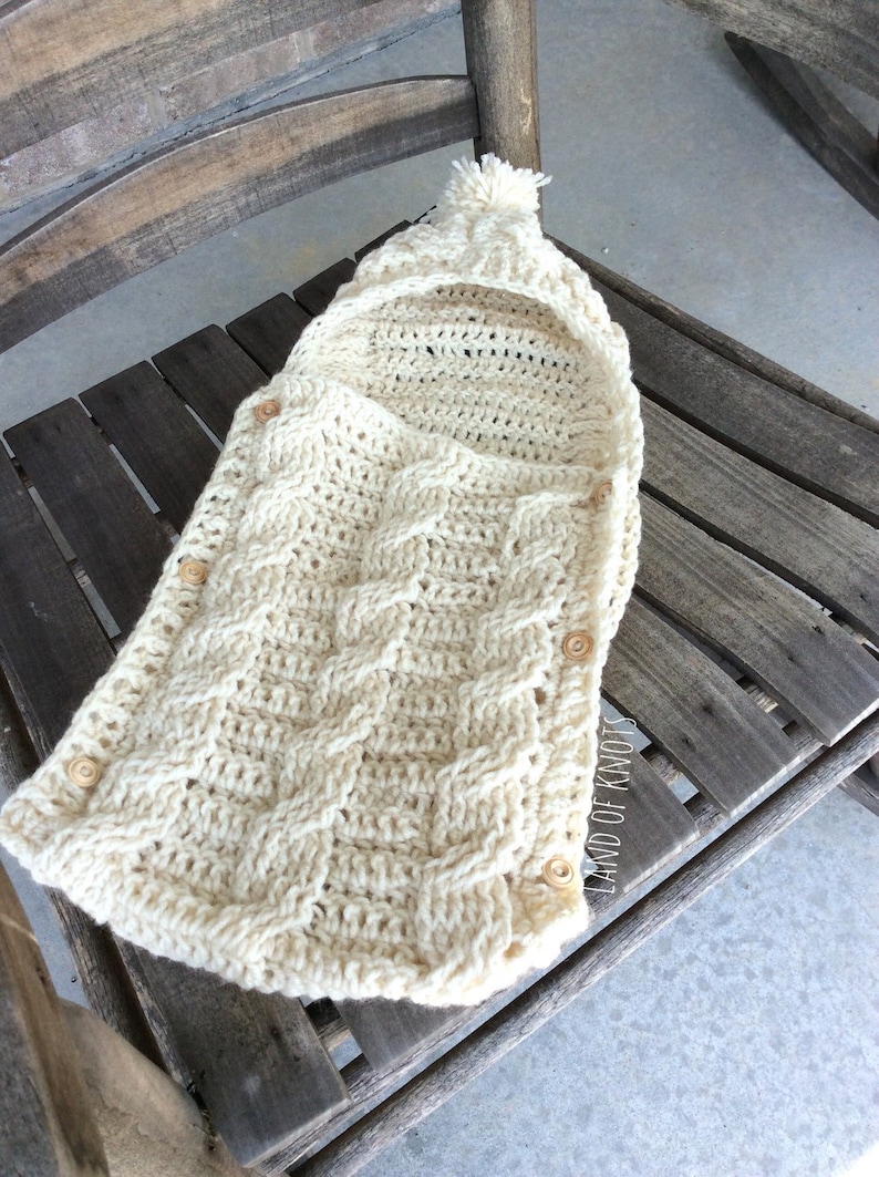 Crochet Newborn Cocoon Newborn Swaddle Infant Swaddle With Etsy