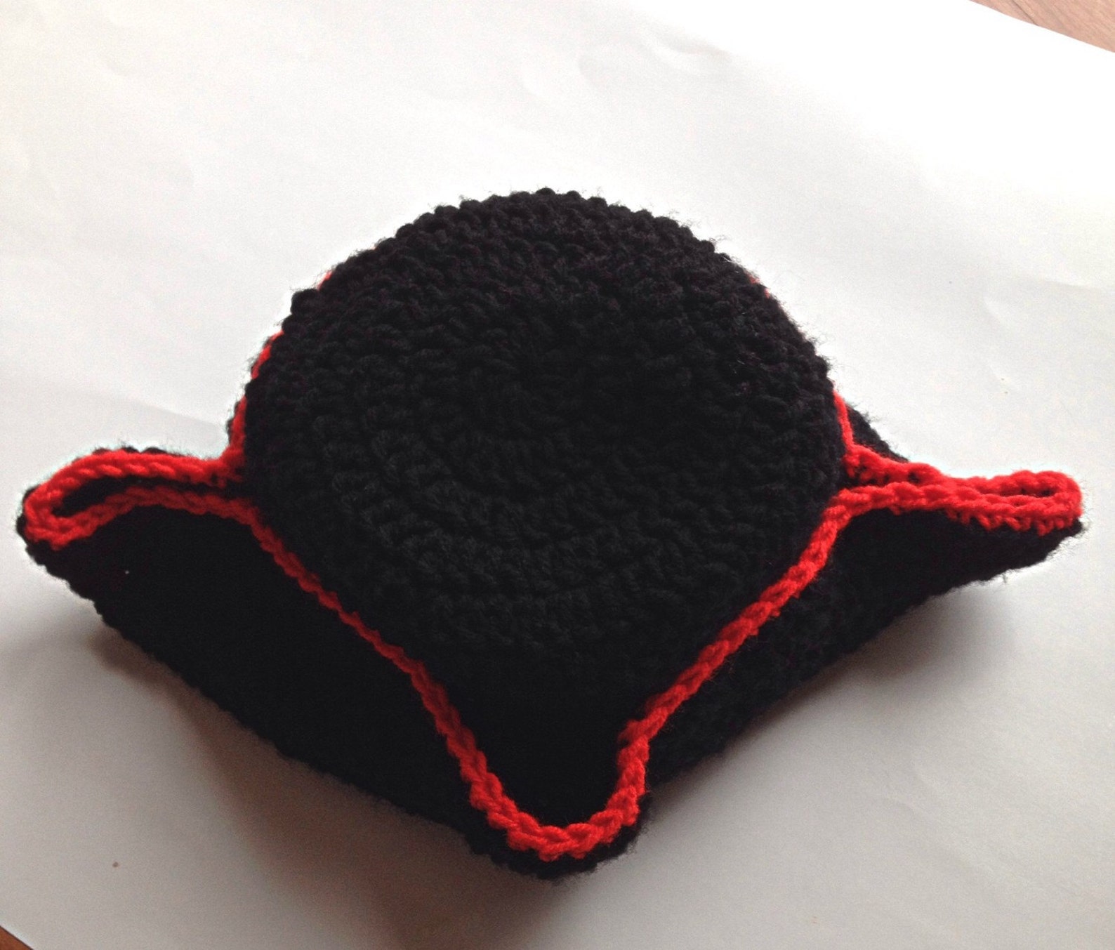 Crochet Pirate Hat Adult Pirate Hat With Skull and - Etsy