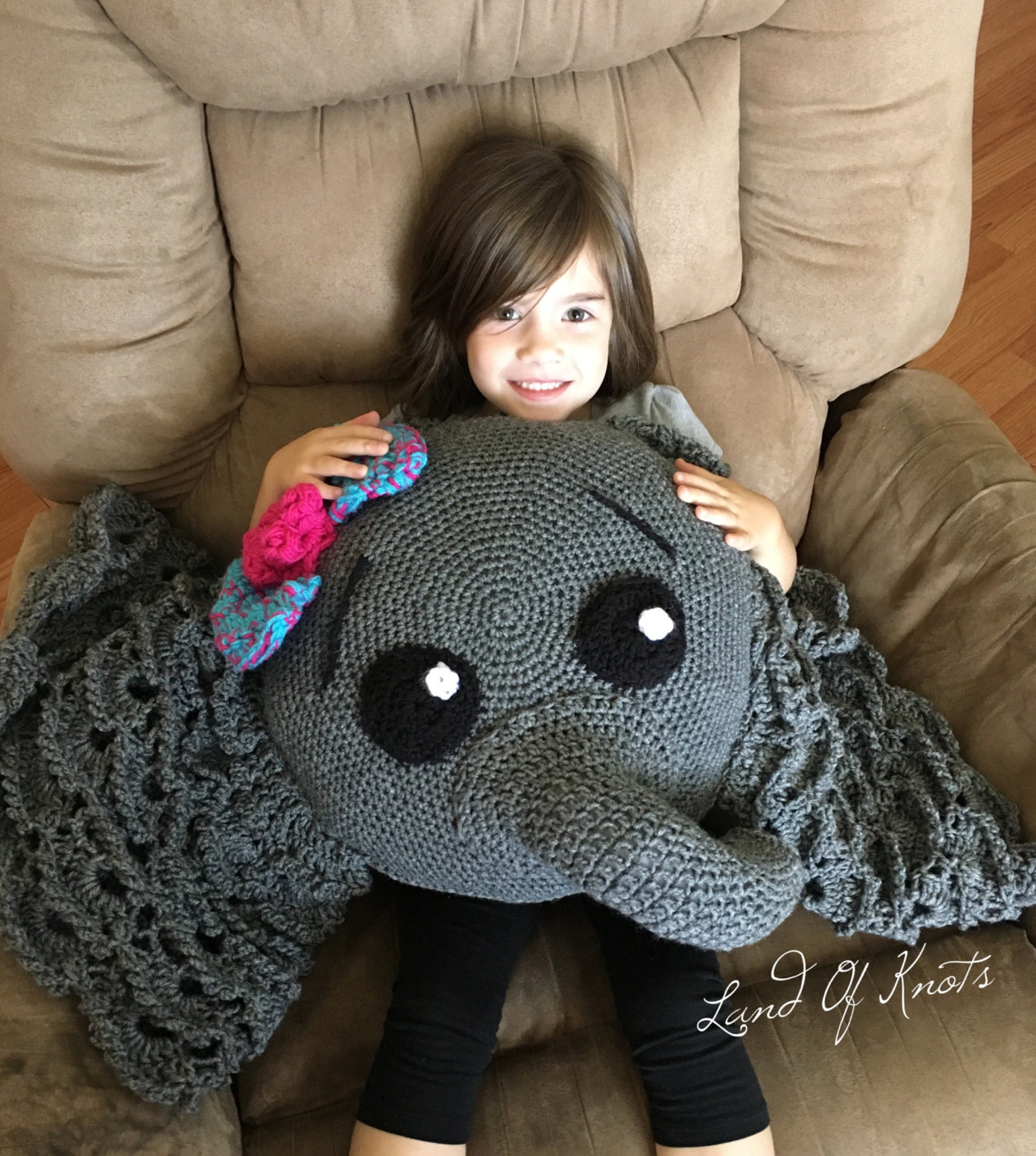 Crochet elephant pillow elephant pillow elephant home decor Etsy