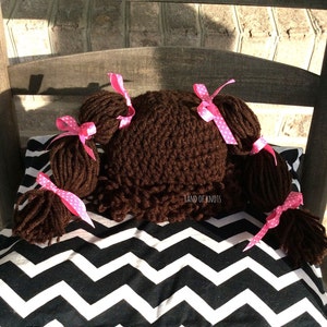 Crochet cabbage patch wig