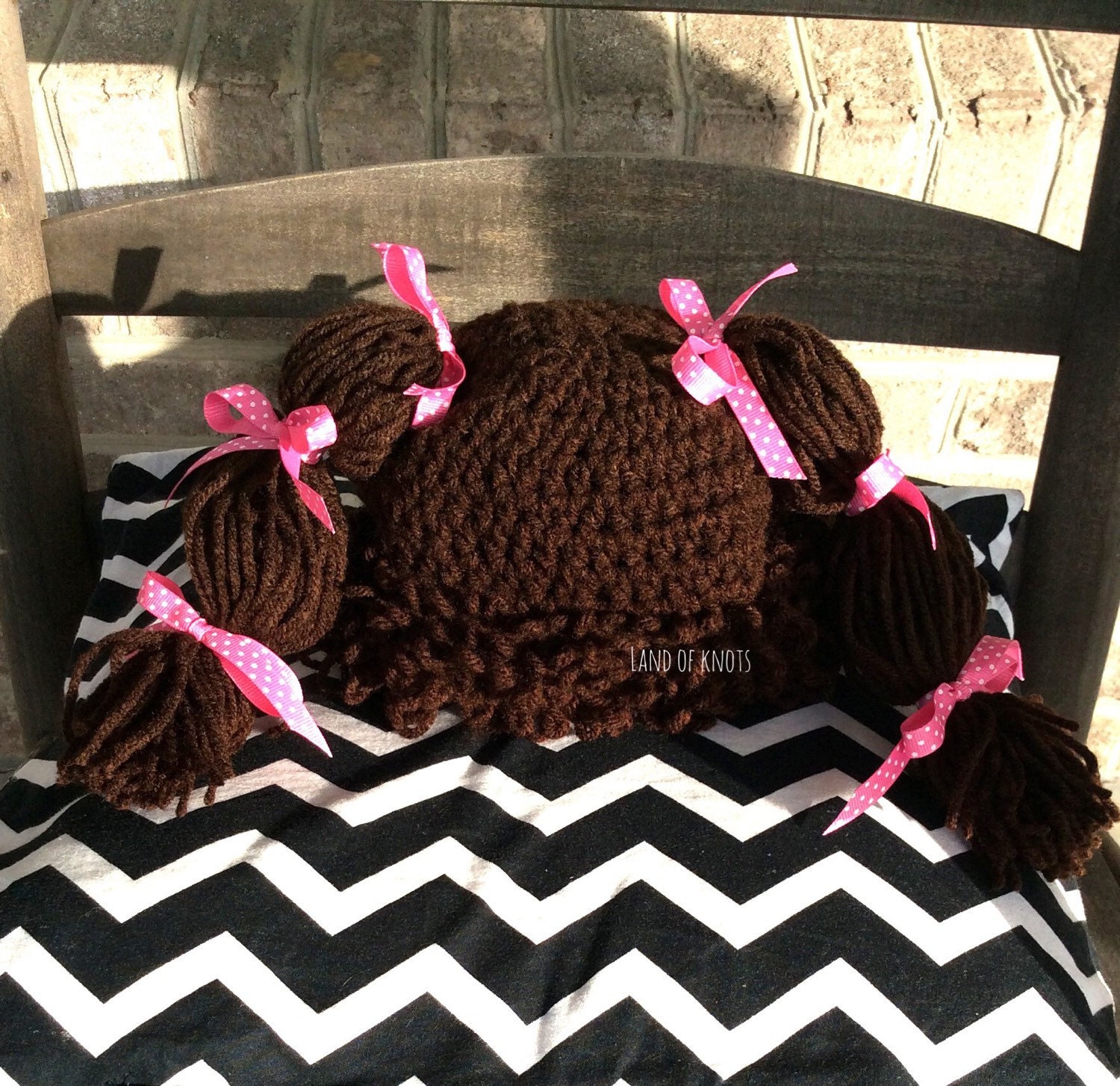 Crochet cabbage patch wig