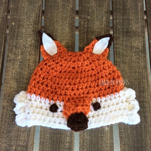 crochet fox hat, toddler fox hat, baby fox hat, newborn fox beanie, fox beanie, child fox hat, woodland animal hat, fall hats.
