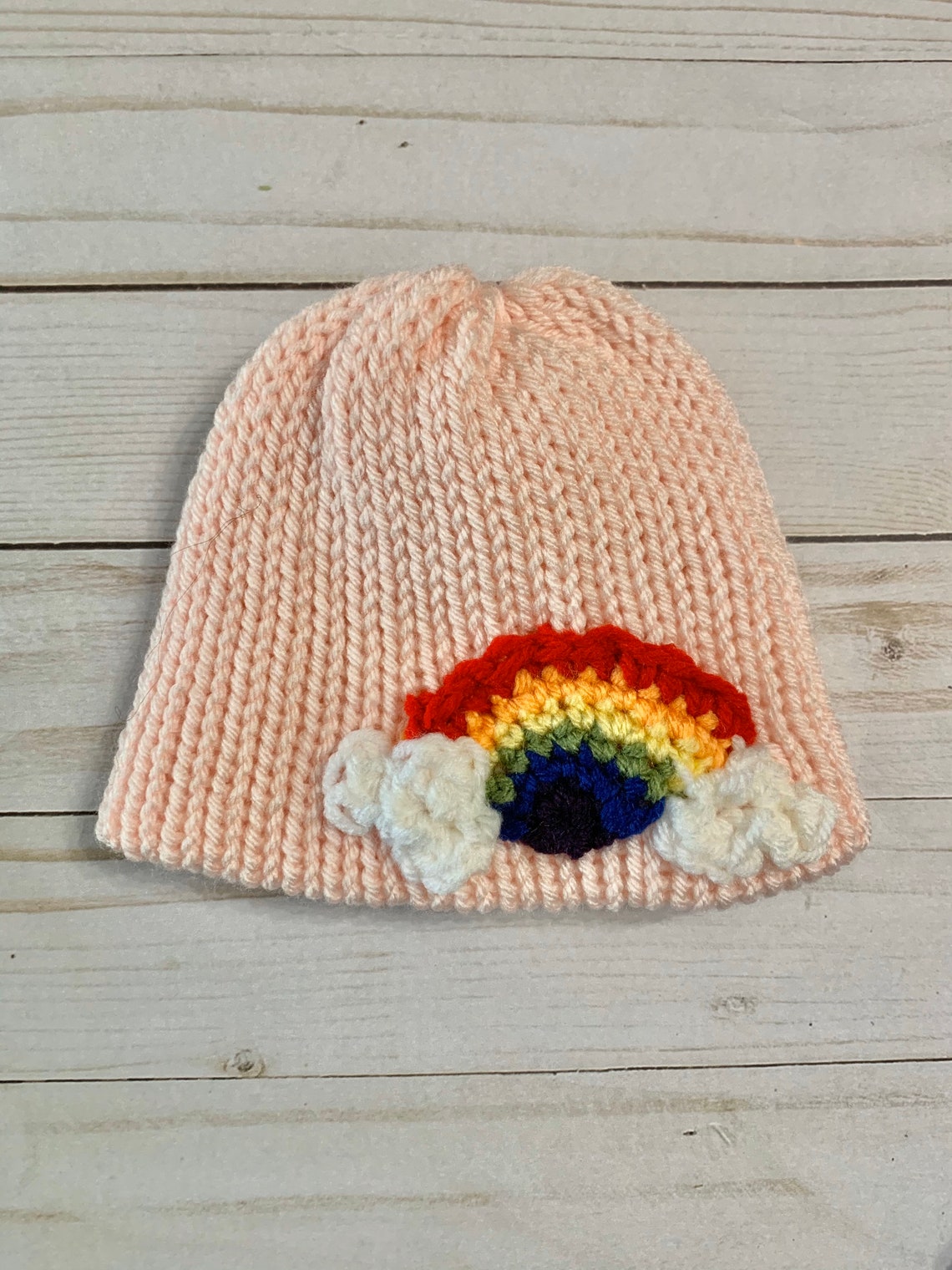 Newborn Rainbow Hat Rainbow Baby Hat Rainbow Gifts Newborn Etsy