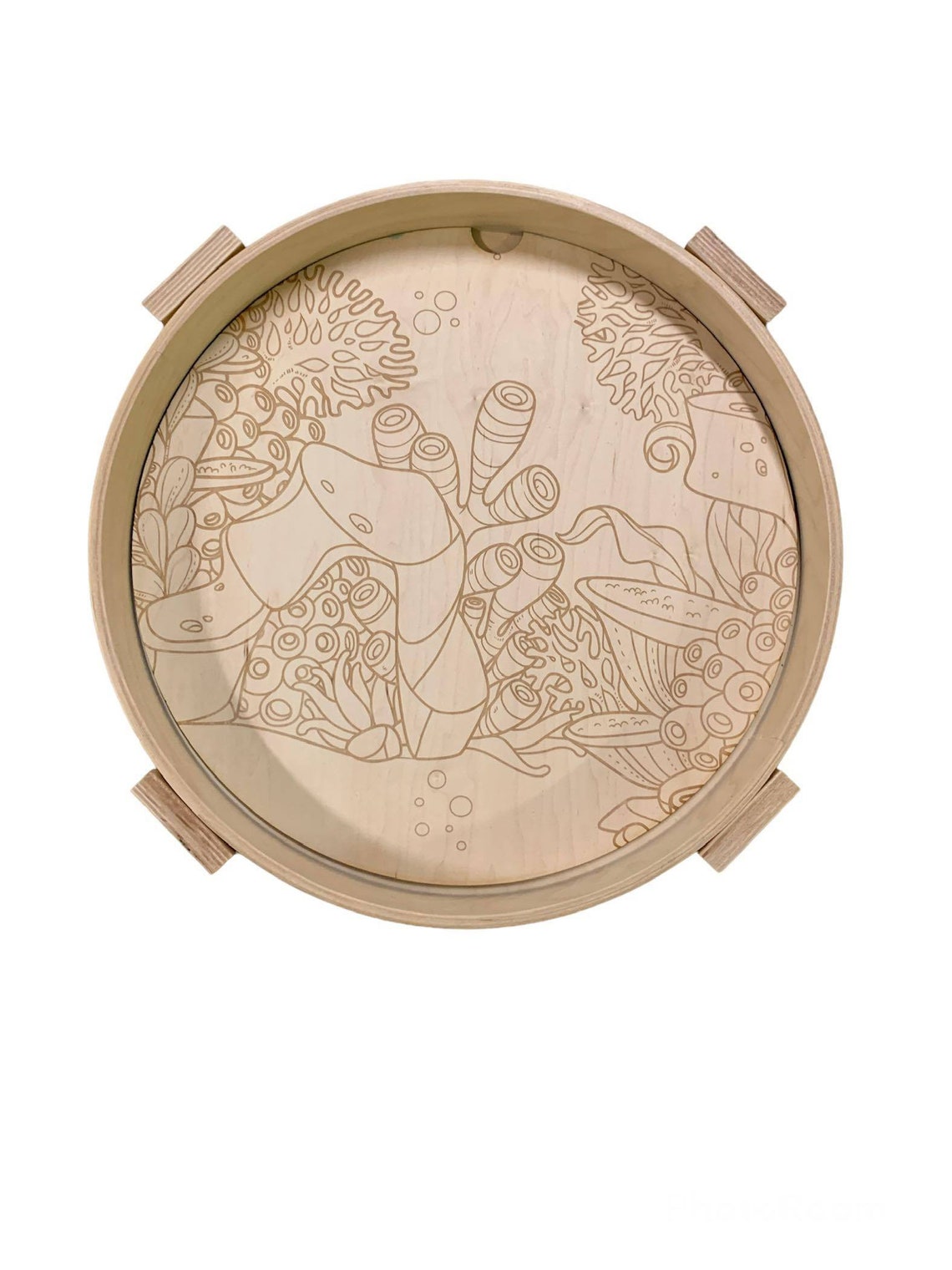 Engraved Insert for Round Table, Drop in Play Table Insert, Circular ...