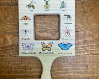 Nature guide finder, Insect and bug identifier, bug finder, hand held animal bug and insect finder, trail helper, exploration learning tool