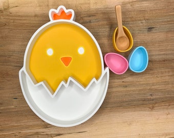 Hatching egg sensory tray, Easter gift for kids, Easter basket tray, sensory play set for Easter, holiday gift