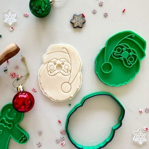 Christmas play dough cutters and stamps, festive holiday activity for kids, sensory play kit for Christmas, holiday dough molds, sensoryplay