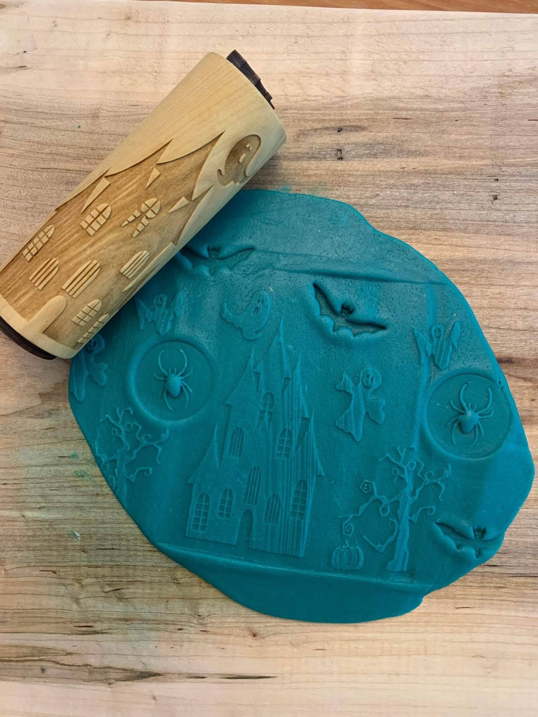 Halloween Play Dough Rollers, Halloween Art Set, Play Dough Kit