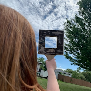 Buscador de guías de naturaleza, buscador de hojas, visor de nubes, guía de identificación de nubes, marco de guía de naturaleza, materiales de educación en el hogar, juguete Montessori imagen 10