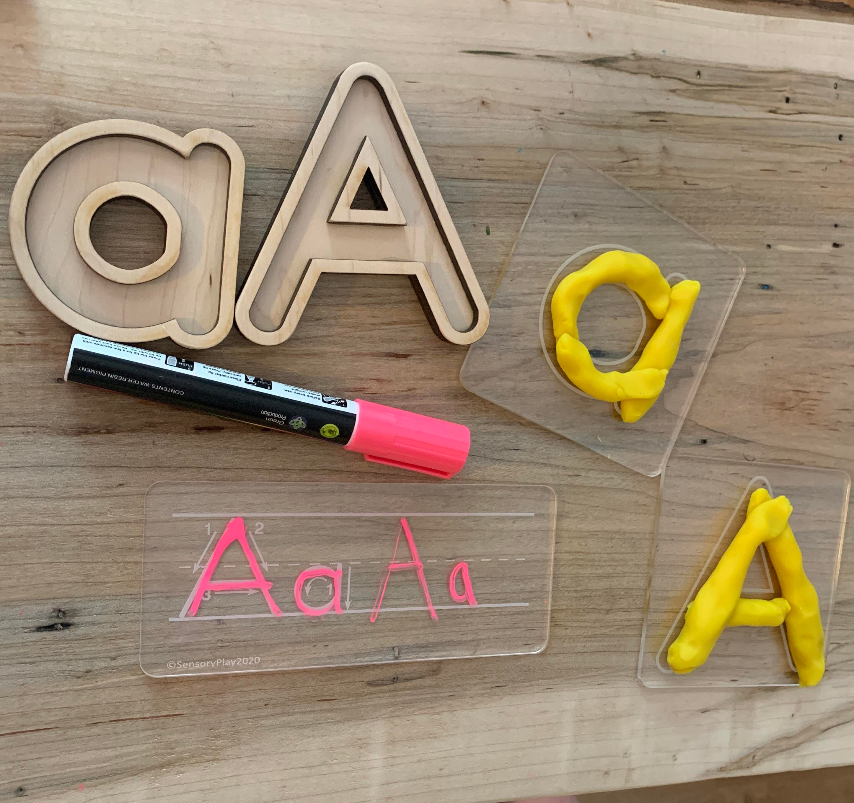 Learn the Alphabet Set, Letters of the Alphabet, Abc Learning Kit ...
