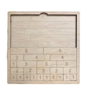 Number Bars, Addition Set, Math Set, Montessori Addition Set ...
