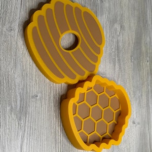 Beehive sensory tray, bee hive eco tray, gift for bee lovers, honey bee educational set, gift for montessori kid, sensoryplay set, buzz buzz