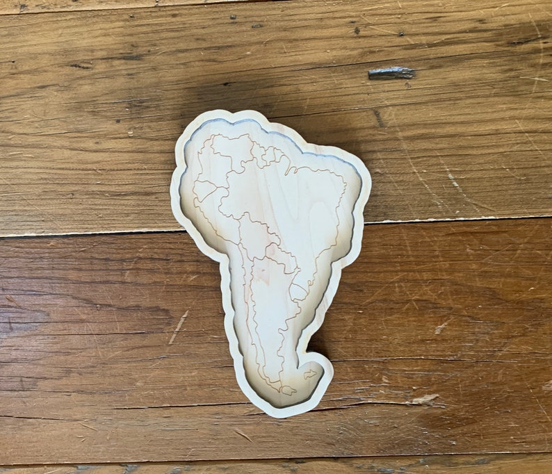 Continents of the world trays, geography educational materials, world map study, interactive montessori map, gift for montessori child South America