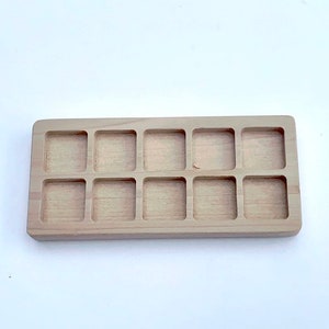 Ten frame, math board, wooden ten frame, wooden board, Montessori, 10 frame, Montessori materials