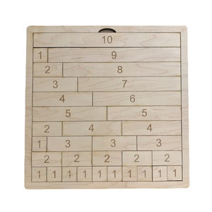 Number bars, addition set, math set, montessori addition set, arithmetic bars, counting bars, homeschool math set