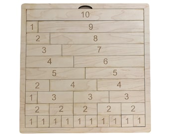 Number bars, addition set, math set, montessori addition set, arithmetic bars, counting bars, homeschool math set