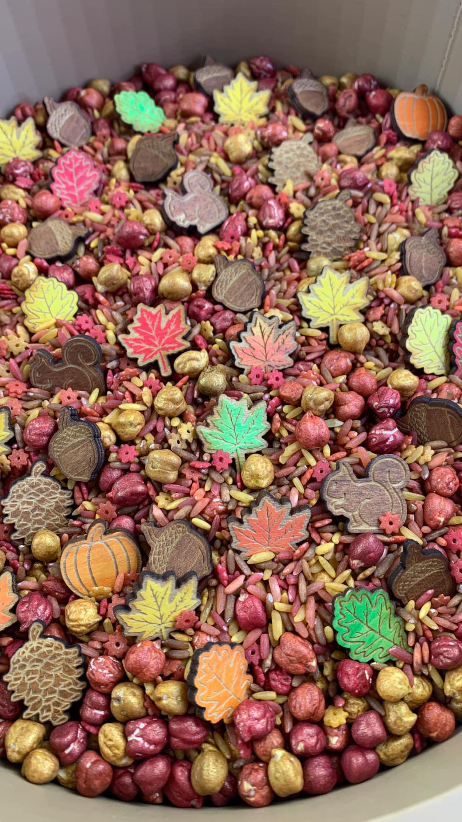 Fall Theme Fill Fall Themed Sensory Filler, Sensory Play Autum Fill, Fall Leaves ...