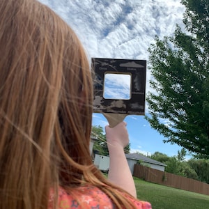 Buscador de guías de naturaleza, buscador de hojas, visor de nubes, guía de identificación de nubes, marco de guía de naturaleza, materiales de educación en el hogar, juguete Montessori imagen 4