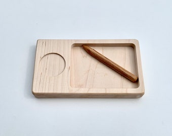 Small tray, sand tray, counting tray, wooden tray, math board, math tray, Montessori tray, wooden toys