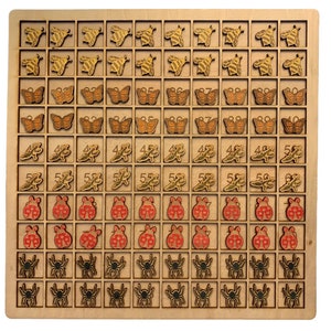 100 bees or butterflies or ladybugs or spider counters loose parts manipulatives, 100 board counters, sensory play, math, dragonflies