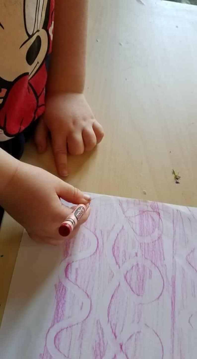 Pattern Tracing Board Montessori inspired Montessori toy learn writing Busy Board Gift for children Prewriting board Educational toy