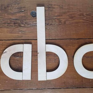 Wooden Letter Building Set, Letter Learning Straight and Curve Set ...