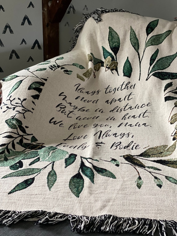 Handwriting Blanket Family Recipe Handwriting Custom Throw Blanket