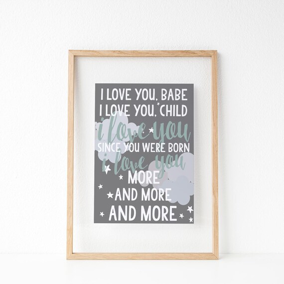 Widespread Panic S Nursery Print Canvas Love You More Image 0