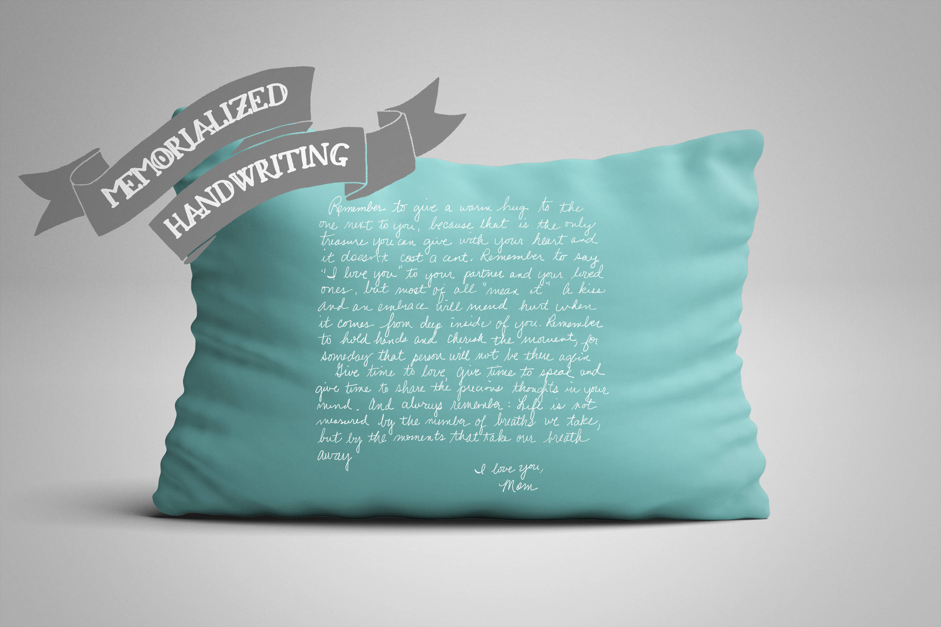 Custom Handwriting Pillow Personalized Pillow / In Memory Of Etsy