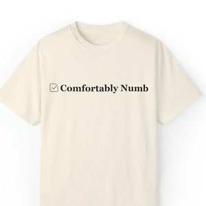 Pink Floyd Comfortably Numb T-Shirt - Comfort Colors, Free Shipping