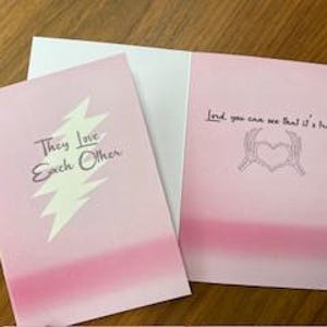 Grateful Dead Lyric Grußkarte - Geschenk für Musikliebhaber, Deadhead, Jam Band inspiriertes Briefpapier - sie lieben sich