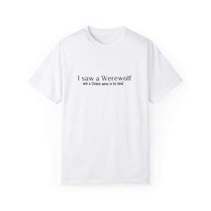 Werwölfe von London T-Shirt, weit verbreitete Panik, WSMFP, Warren Zevon, kostenloser Versand