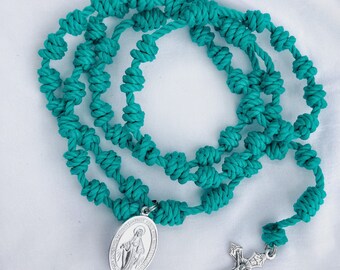 Turquoise Hand Knotted Rosary