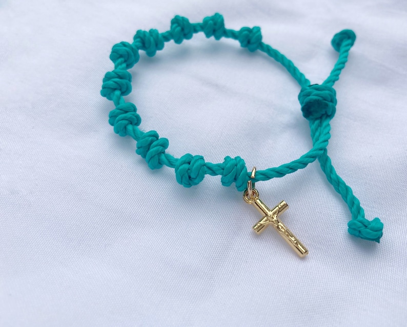 Hand Knotted Rosary Bracelet - Etsy