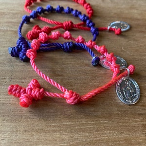 Hand Knotted Rosary Bracelet