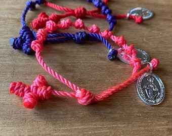 Hand Knotted Rosary Bracelet