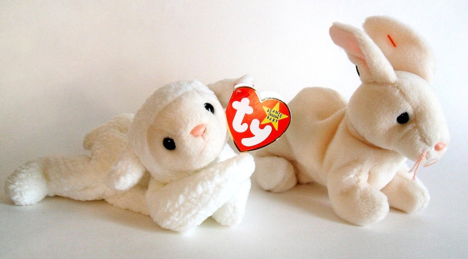 Ty Beanie Babies Nibbler Bunny Rabbit Stuffed Animals Etsy