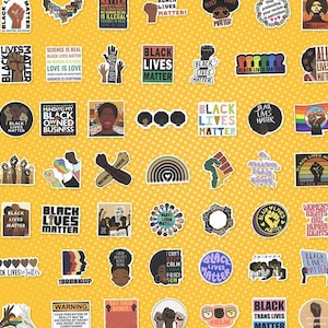 Black lives matter| BLM  | Inspirational Black Lives matter Stickers|Laptop Decal Stickers|School Planner Stickers |