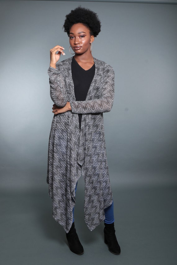 Long draped hotsell cardigan