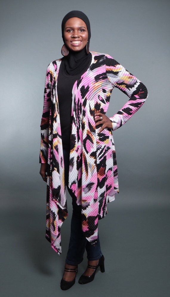 Dahlia Pink Cardigan Women Woman S Cardigan Sweater Etsy