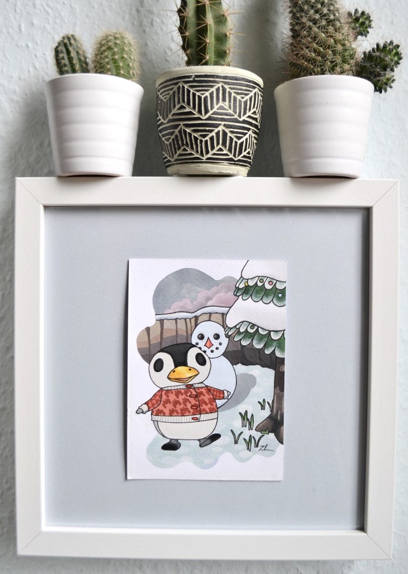 Animal Crossing A6 Watercolour Print of Aurora - Etsy UK