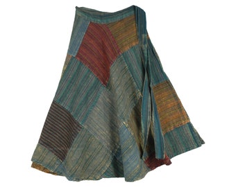 April Showers Patchwork Skirt