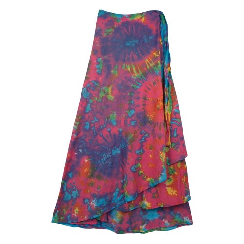 Killarney Tie Dye Wrap Around Long Skirt in Thick Jersey - Etsy