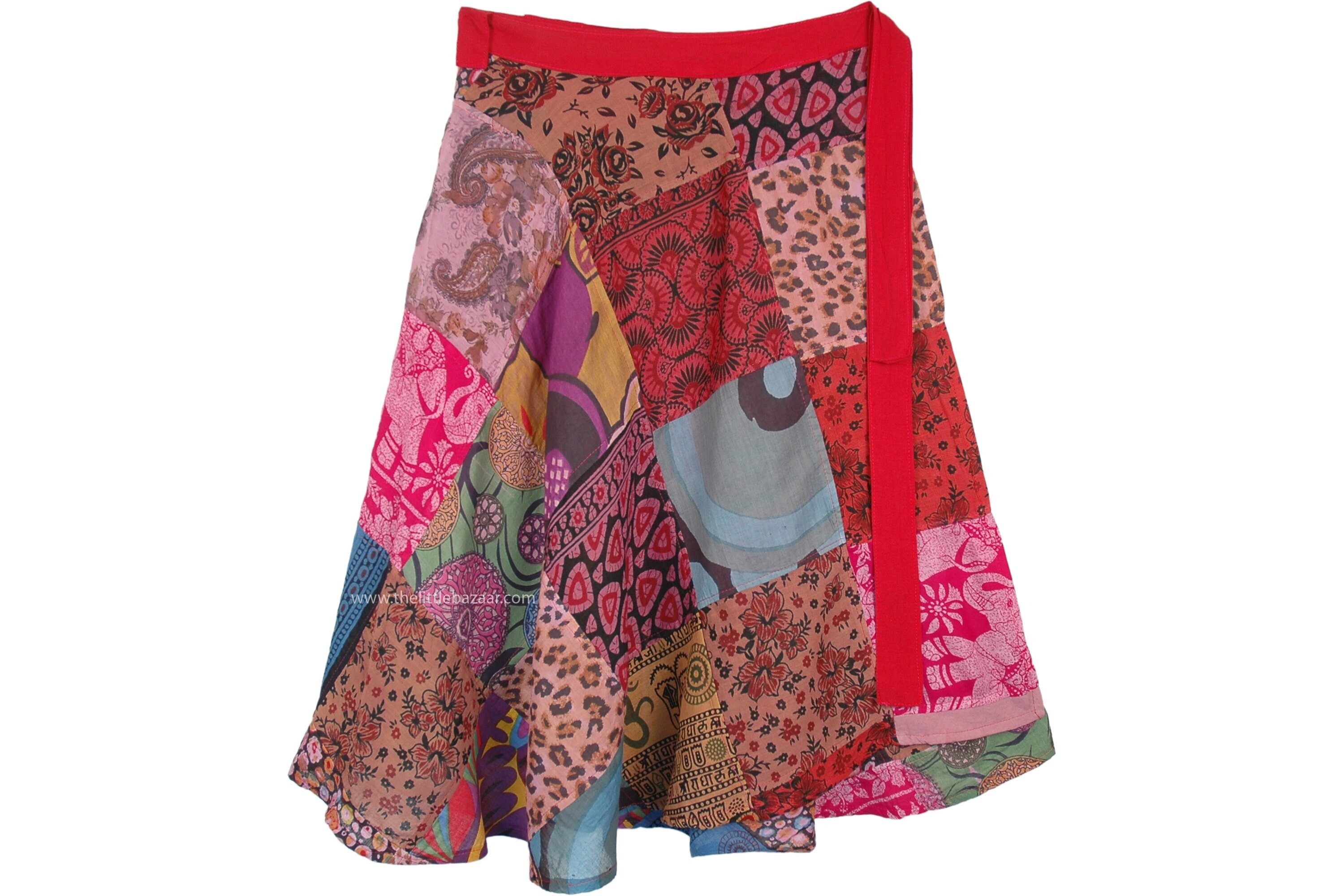 boho skirts knee length
