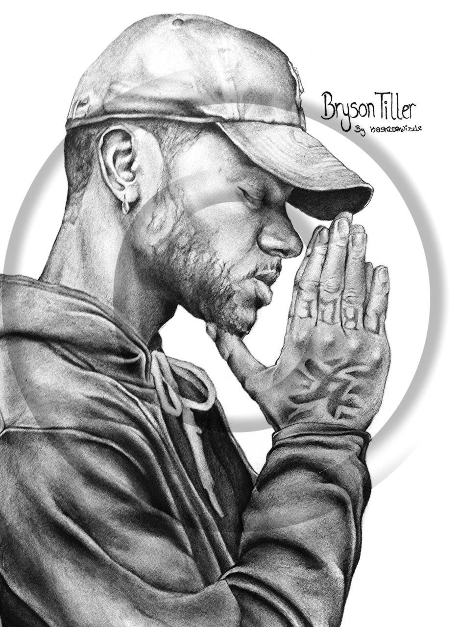 Bryson Tiller #drawing (gloss Print)