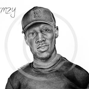 Stormzy (Gloss Print) Drawing