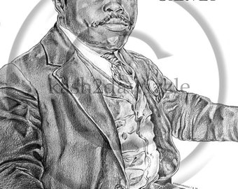 Marcus Garvey #drawing - (Print/Poster/Canvas)