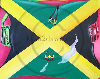 Land We Love (Jamaican Flag) Gloss Print